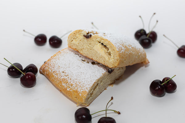 Sweet Cheese and Cherry Strudel